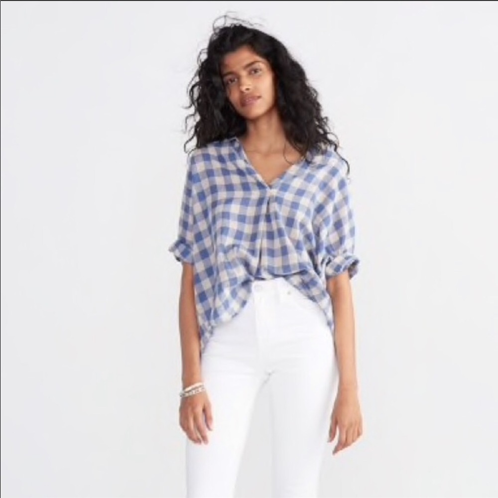 Madewell courier buttonback shirt